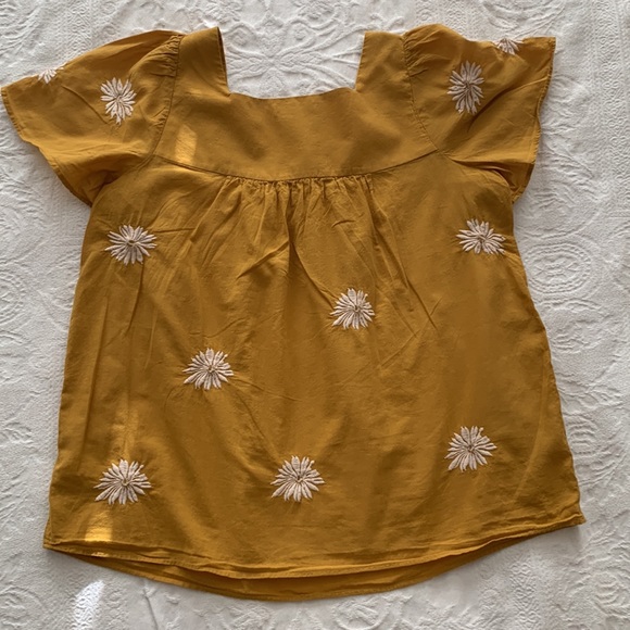 Madewell Floral embroidered Butterfly top - Picture 5 of 5